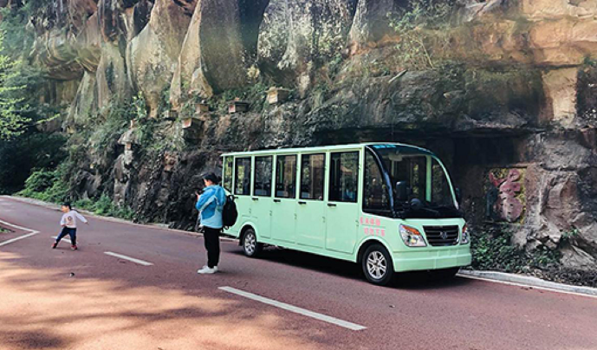 貴州省赤水丹霞谷旅游區(qū)14座電動觀光車