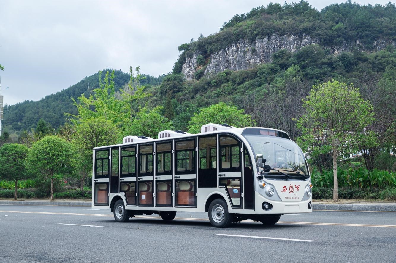 陜西·西鳳酒廠觀光車案例